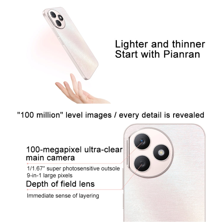 Honor X50i+, 12GB+256GB,  6.7 inch MagicOS 7.2 Dimensity 6080 Octa Core up to 2.4GHz, Network: 5G, OTG, Not Support Google Play(Pink)
