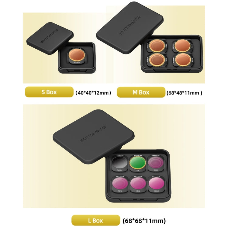 For DJI OSMO Pocket 3 Sunnylife Camera Lens Magnetic Metal Filter, Filter:ND32