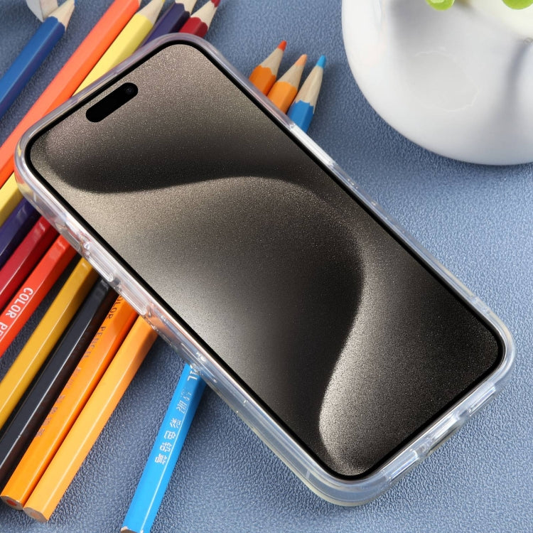 For iPhone 15 Pro DFANS DESIGN Magsafe Magnetic Starlight Shining Phone Case(Silver Foil Shell)