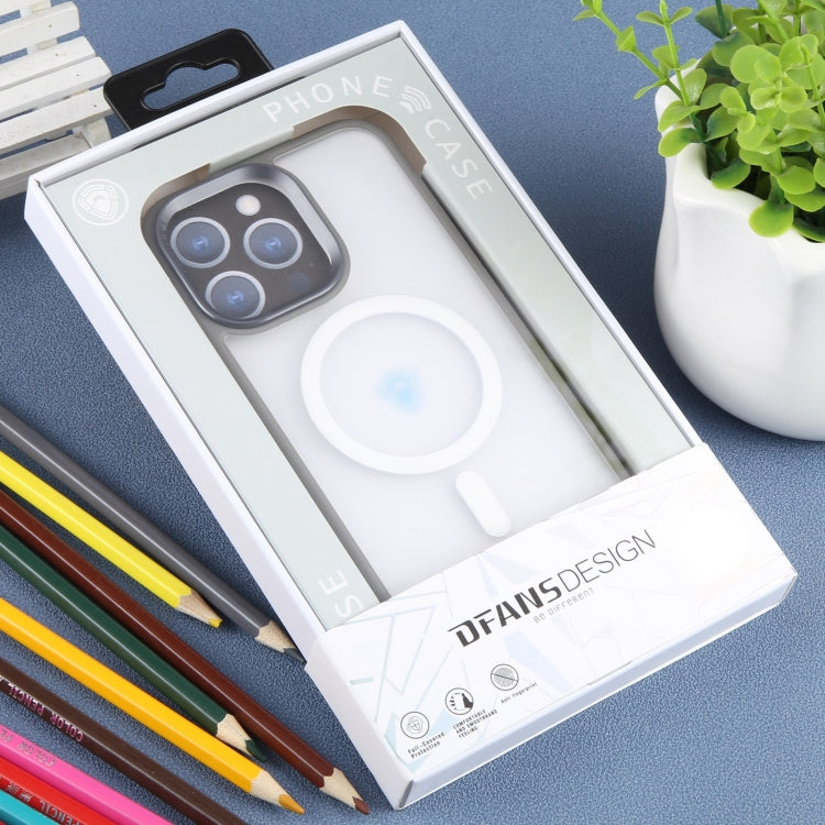 For iPhone 15 Pro DFANS DESIGN Magsafe Magnetic Phone Case(Grey)