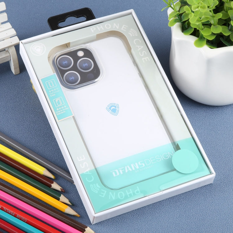 For iPhone 15 Pro DFANS DESIGN Shockproof Phone Case(Transparent)
