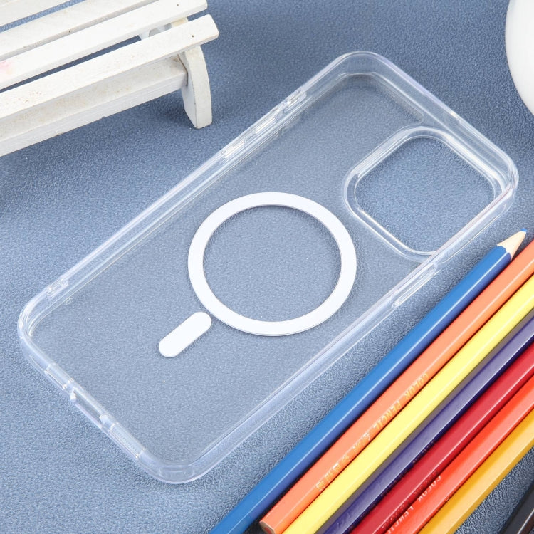 For iPhone 15 Pro DFANS DESIGN Magsafe Magnetic Phone Case(Transparent)