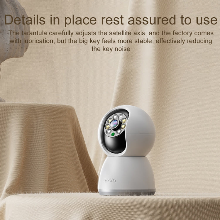 Yesido KM11 3.0MP Full Color Day and Night Smart 2.4G WIFI Camera, Specification:UK Plug