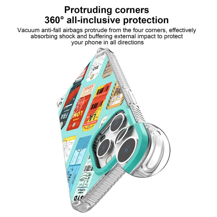 For iPhone 15 Pro Mutural Fusion Series Phone Case(Tiffany Blue)