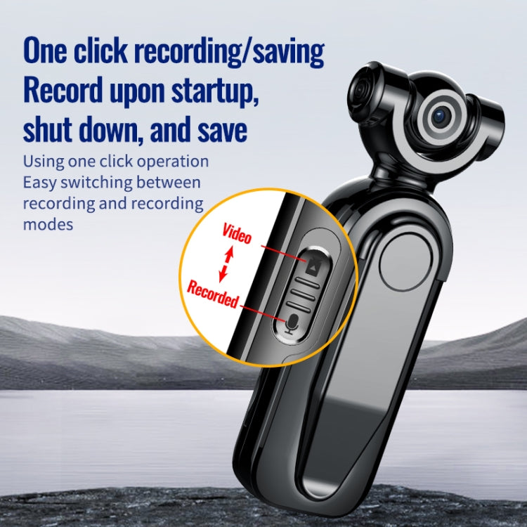 JNN C11 1080P High Definition Audio Video Recorder, Memory:64GB(Black)