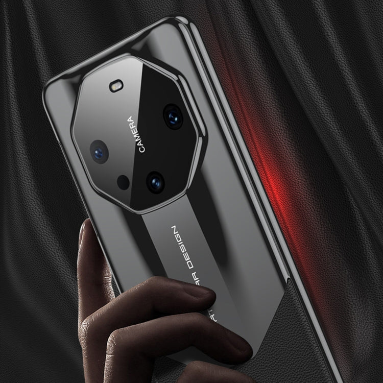 For Huawei Mate 60 Pro GKK Leather Supercar Shockproof Phone Case(Red)