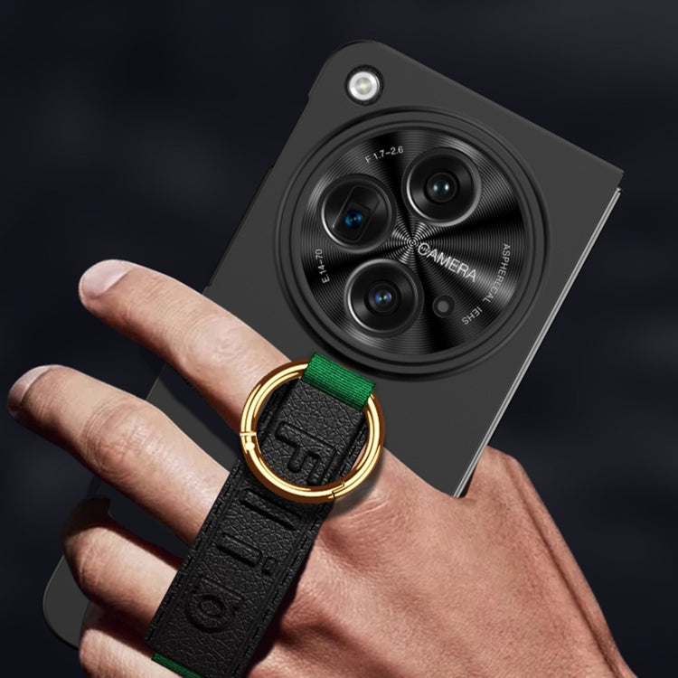 For OPPO Find N3 / OnePlus Open GKK Integrated Ultrathin Shockproof Phone Case with Ring Wrist Strap(Carbon Fiber)