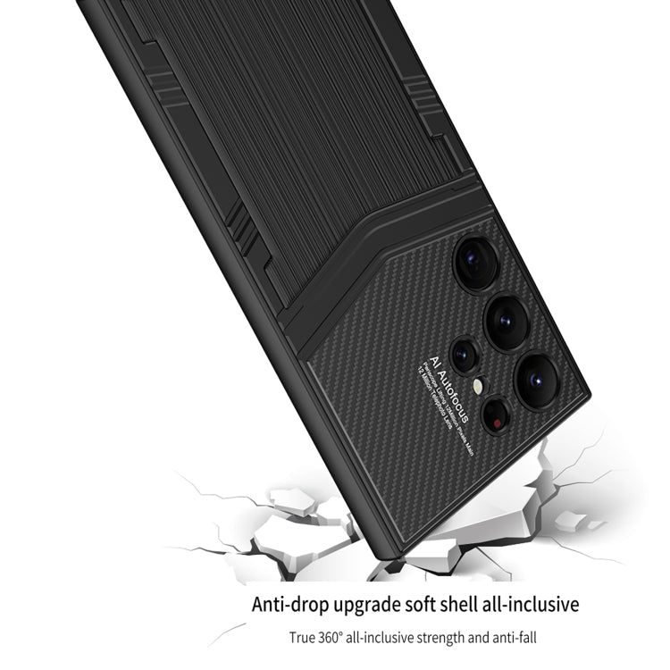 For Samsung Galaxy S24 Ultra 5G GKK TPU + PU Full Coverage Phone Case(Python Texture)
