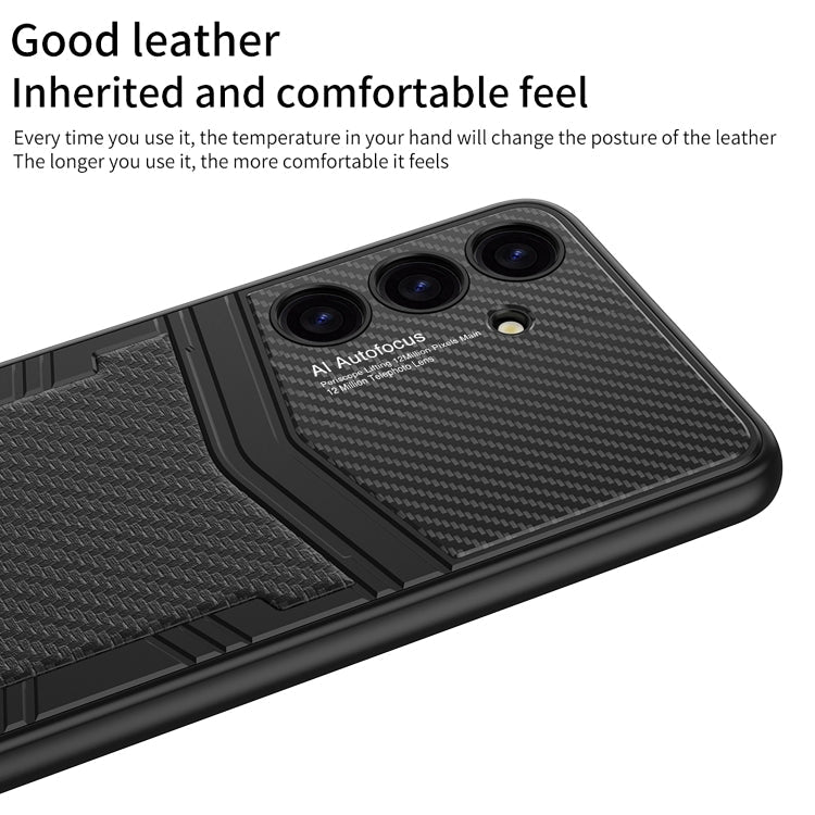 For Samsung Galaxy S24+ 5G GKK TPU + PU Full Coverage Phone Case(Alligator Texture)