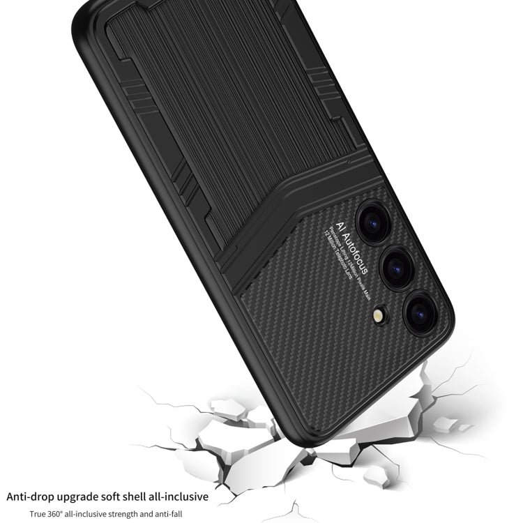 For Samsung Galaxy S24 5G GKK TPU + PU Full Coverage Phone Case(Vertical Texture)