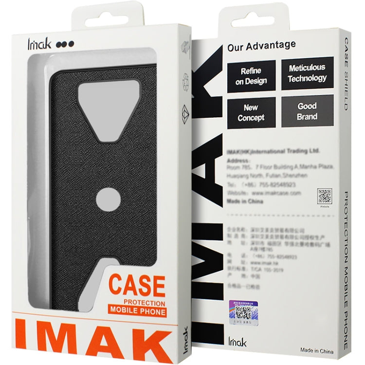 For Samsung Galaxy S23 FE 5G IMAK LX-5 Series Shockproof PC + PU + TPU Protective Phone Case(Weaving Texture)
