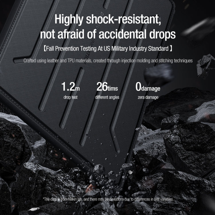 For 13.3 inch Laptop NILLKIN TPU Laptop Sleeve Bag(Black)