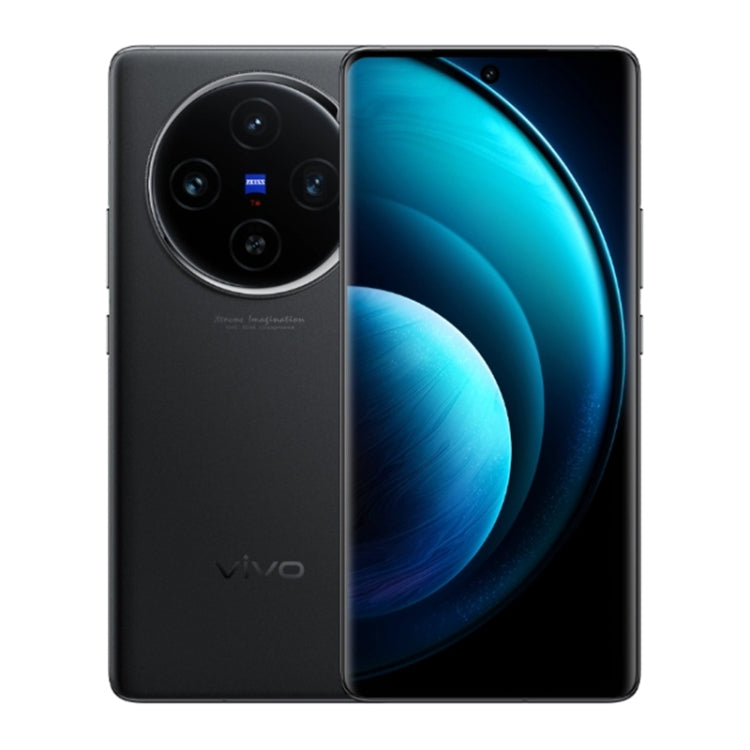 vivo X100, 12GB+256GB, Face ID / Fingerprint Identification, 6.78 inch Android 14 OriginOS 4 Dimensity 9300 Octa Core 3.25GHz, OTG, NFC, Network: 5G(Black)