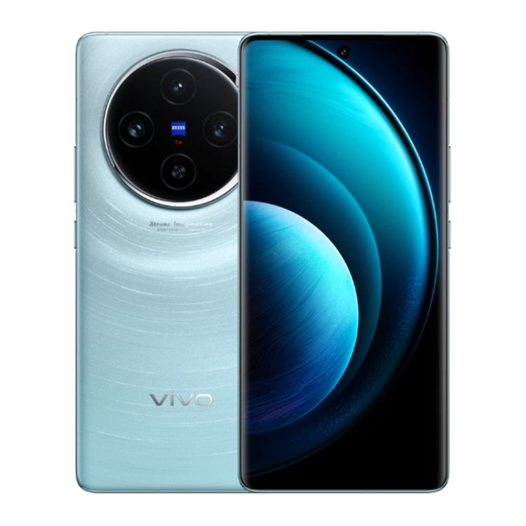 vivo X100, 12GB+256GB, Face ID / Fingerprint Identification, 6.78 inch Android 14 OriginOS 4 Dimensity 9300 Octa Core 3.25GHz, OTG, NFC, Network: 5G(Blue)