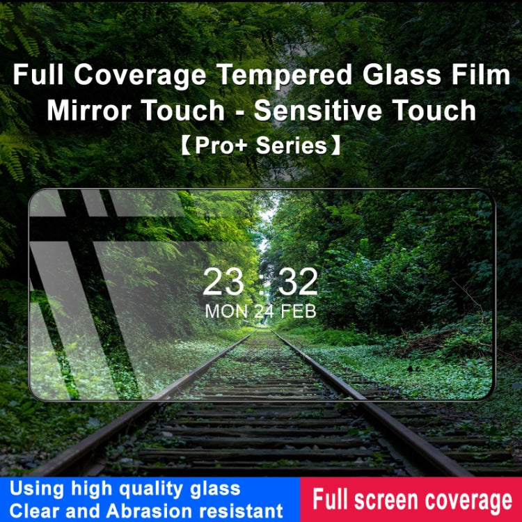 For vivo iQOO Neo9 5G imak 9H Surface Hardness Full Screen Tempered Glass Film Pro+ Series