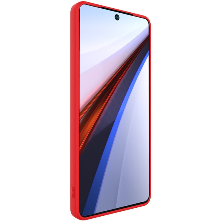 For vivo iQOO 12 5G imak UC-4 Series Straight Edge TPU Phone Case(Red)