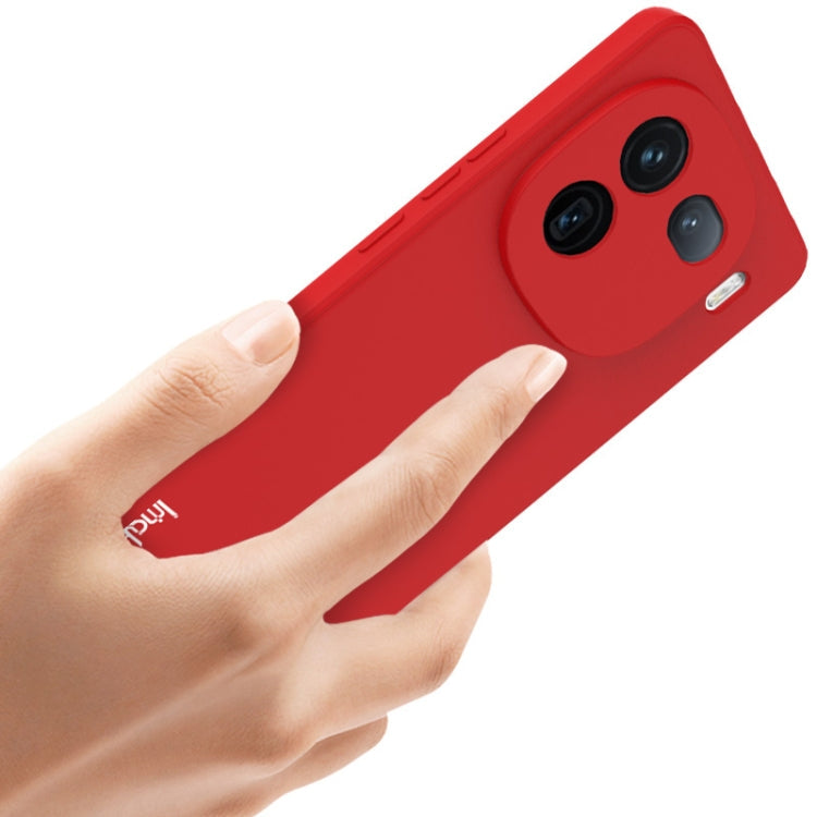For vivo iQOO 12 5G imak UC-4 Series Straight Edge TPU Phone Case(Red)