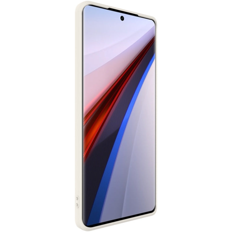 For vivo iQOO 12 Pro 5G imak UC-4 Series Straight Edge TPU Phone Case(White)