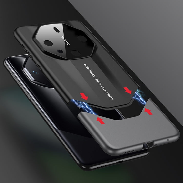 For Huawei Mate 60 RS Ultimate GKK Imitation Ultimate Design All-inclusive Shockproof Phone Case(Balck)