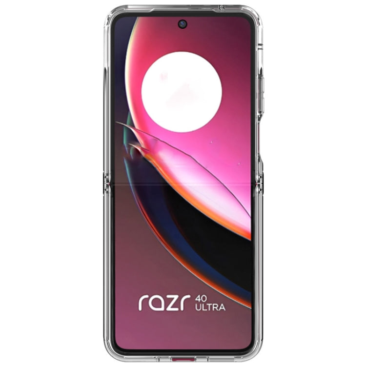 For Motorola Razr 40 Ultra imak UX-6 series All-inclusive Shockproof Airbag TPU Invisible Phone Case(Transparent)