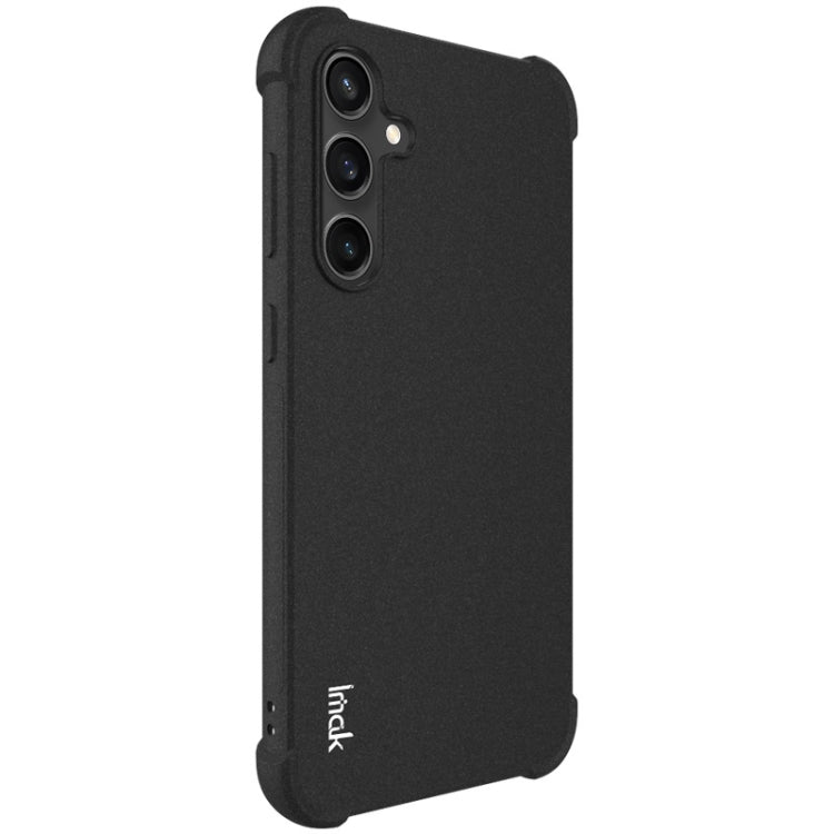 For Samsung Galaxy S23 FE 5G imak Shockproof Airbag TPU Phone Case(Matte Black)