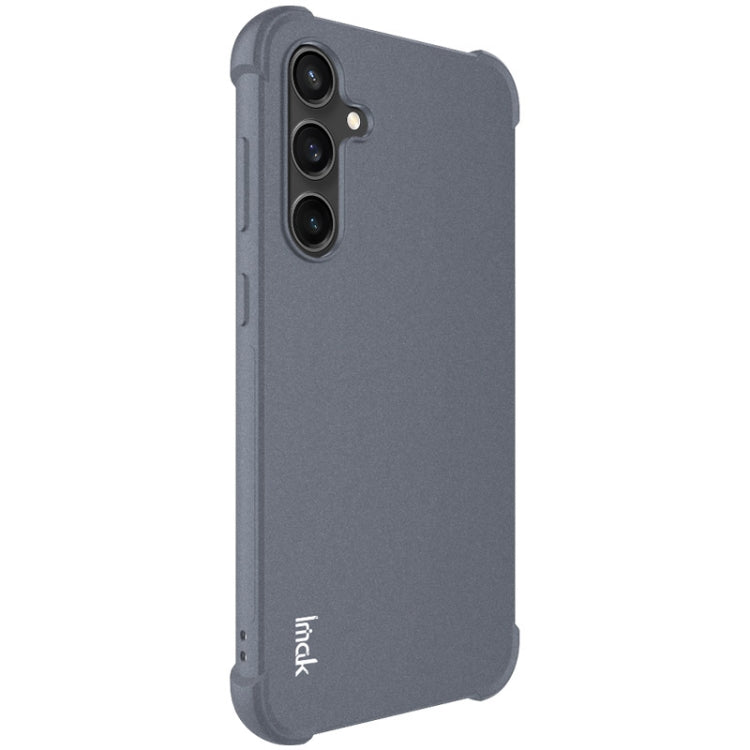 For Samsung Galaxy S23 FE 5G imak Shockproof Airbag TPU Phone Case(Matte Grey)