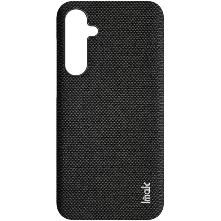 For Samsung Galaxy S23 FE 5G imak Ruiyi Series Cloth Texture PU + PC Phone Case(Black)