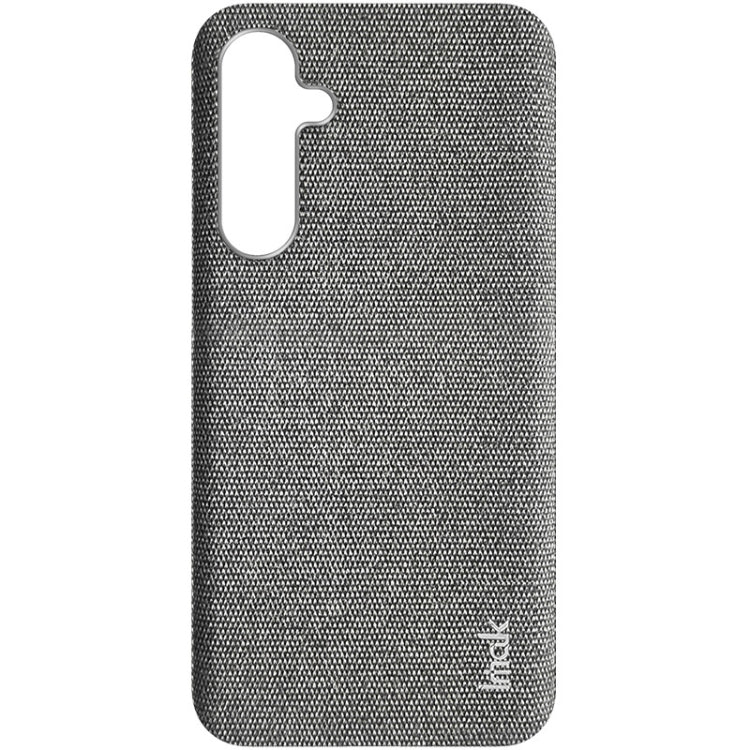 For Samsung Galaxy S23 FE 5G imak Ruiyi Series Cloth Texture PU + PC Phone Case(Light Grey)