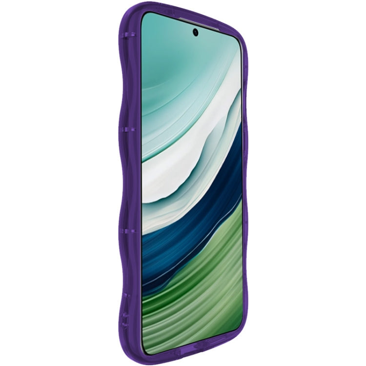 For Huawei Mate 60 IMAK Wave Bubble Soft Shockproof Phone Case(Purple)