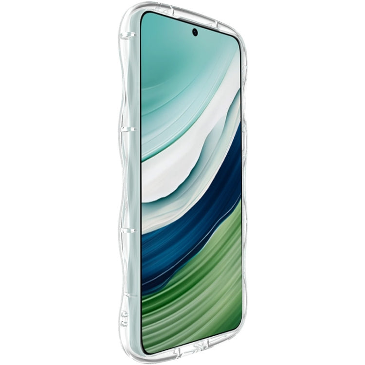 For Huawei Mate 60 IMAK Wave Bubble Soft Shockproof Phone Case(Transparent)