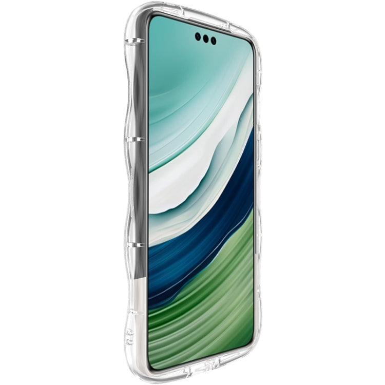 For Huawei Mate 60 Pro / 60 Pro+ IMAK Wave Bubble Soft Shockproof Phone Case(Transparent)