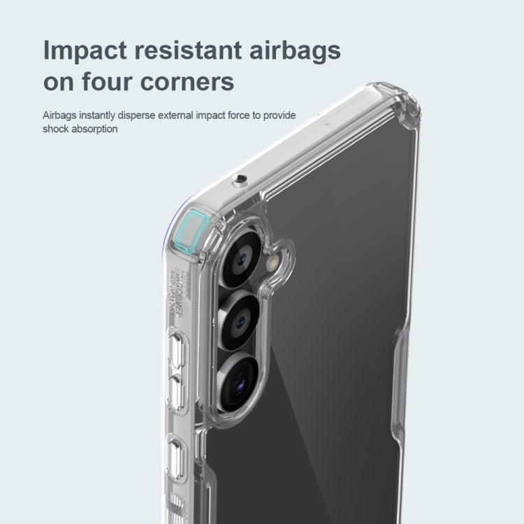 For Samsung Galaxy A55 NILLKIN PC + TPU Phone Case(Transparent)