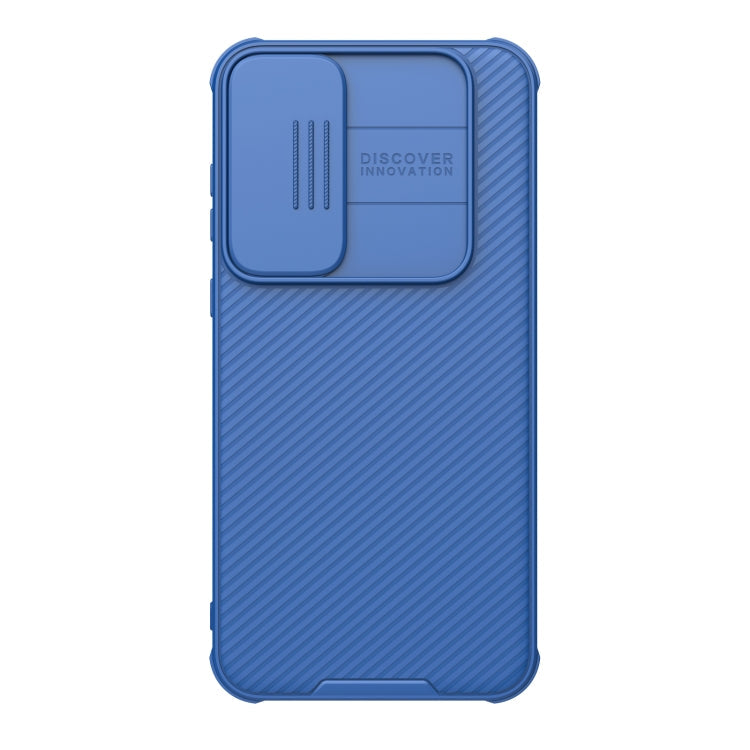 For Samsung Galaxy A55 NILLKIN Black Mirror Pro Series Camshield PC Phone Case(Blue)