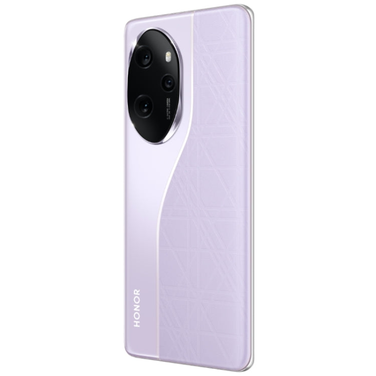 Honor 100 Pro, 16GB+512GB, Screen Fingerprint Identification, 6.78 inch MagicOS 7.2 Snapdragon 8 Gen 2 Octa Core up to 3.19GHz, Network: 5G, NFC, OTG, Support Google Play(Purple)