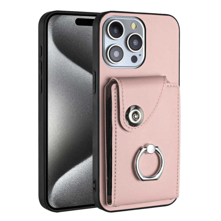 Organ Card Bag Ring Holder Phone Case, For iPhone 15, For iPhone 14 Plus, For iPhone 14, For iPhone 14 Pro