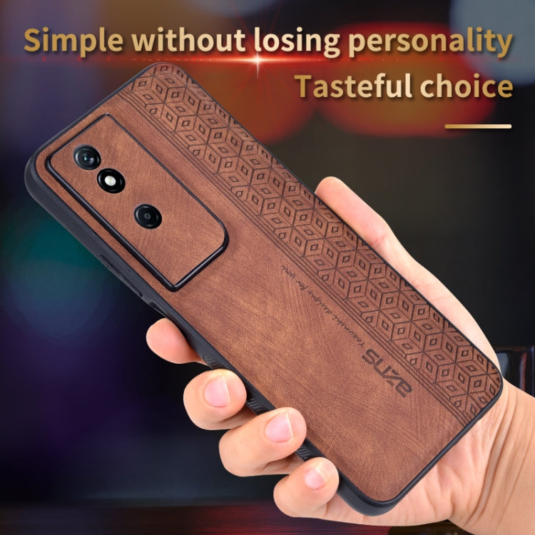 For Honor Play 50 Plus AZNS 3D Embossed Skin Feel Phone Case(Purple)
