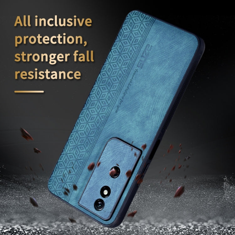 For Honor Play 50 Plus AZNS 3D Embossed Skin Feel Phone Case(Brown)