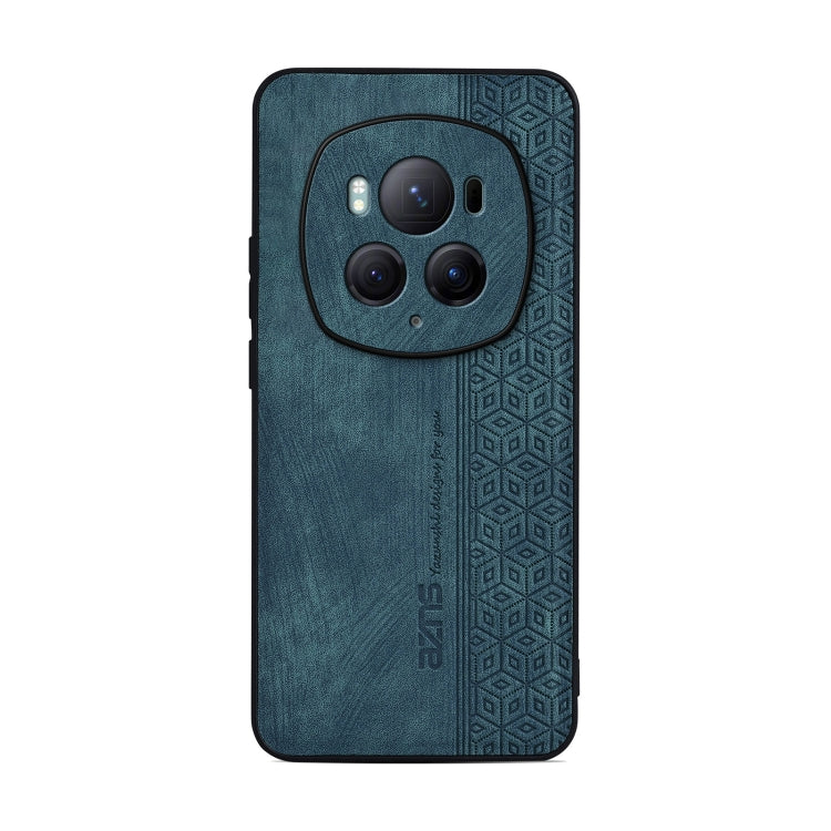 For Honor Magic6 Pro AZNS 3D Embossed Skin Feel Phone Case(Dark Green)