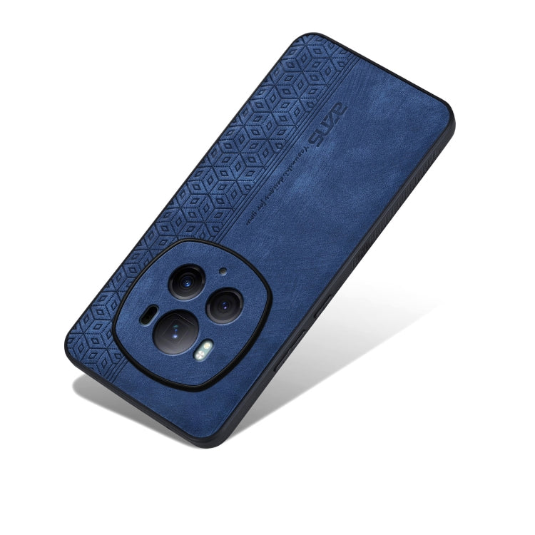 For Honor Magic6 Pro AZNS 3D Embossed Skin Feel Phone Case(Sapphire Blue)