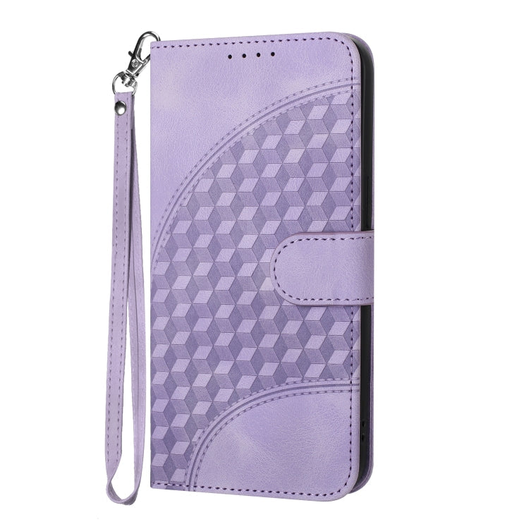 YX0060 Elephant Head Embossed Phone Leather Case with Lanyard, For iPhone 15 Pro Max, For iPhone 15 Pro, For iPhone 15 Plus