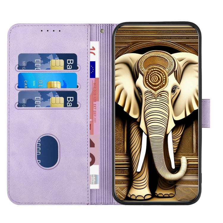 YX0060 Elephant Head Embossed Phone Leather Case with Lanyard, For iPhone 13 Pro Max, For iPhone 13 Pro, For iPhone 13