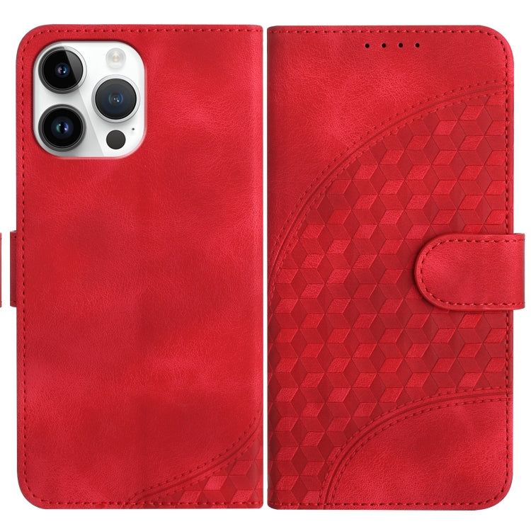 YX0060 Elephant Head Embossed Phone Leather Case with Lanyard, For iPhone 13 Pro Max, For iPhone 13 Pro, For iPhone 13