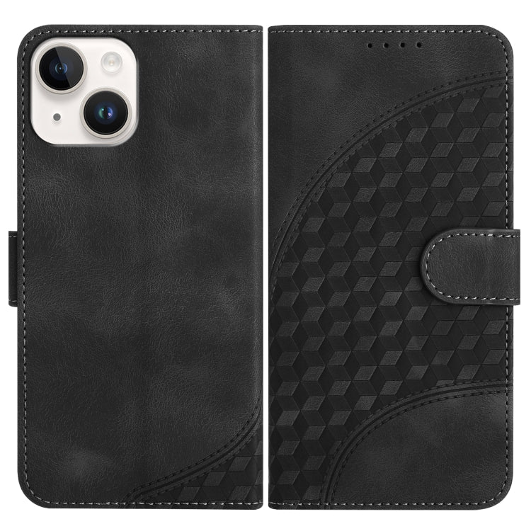 YX0060 Elephant Head Embossed Phone Leather Case with Lanyard, For iPhone 13 Pro Max, For iPhone 13 Pro, For iPhone 13