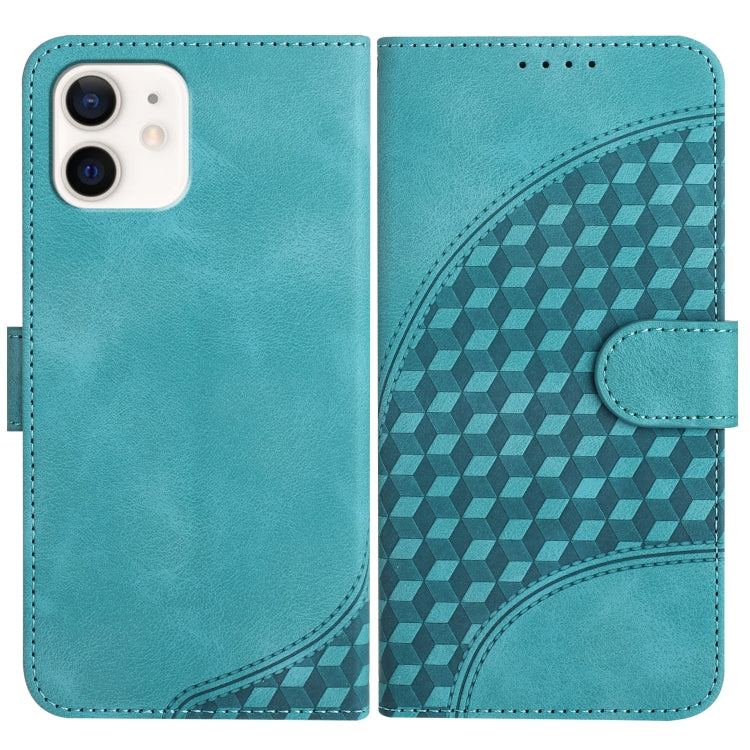 YX0060 Elephant Head Embossed Phone Leather Case with Lanyard, For iPhone 12 mini, For iPhone 11 Pro Max, For iPhone 11