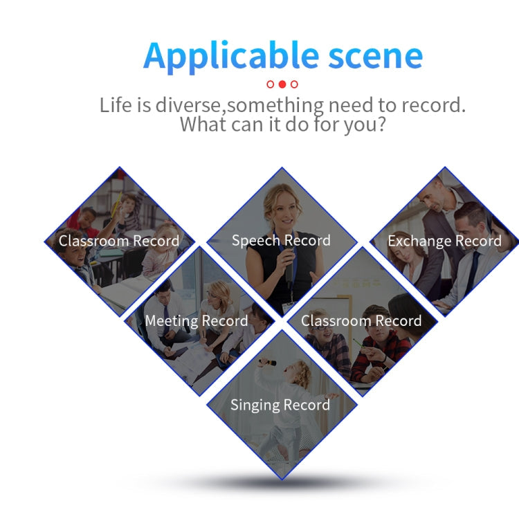 JNN C5 HD Noise Reduction Smart Recording Electronic Bracelet, Capacity:32GB