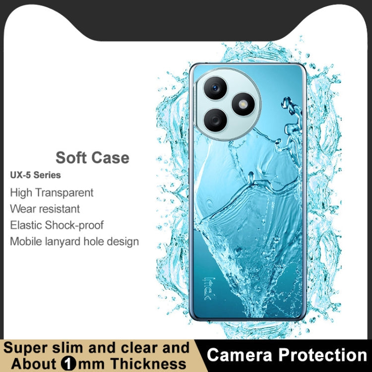 For Honor X50i+ 5G IMAK UX-5 Series Transparent TPU Phone Case(Transparent)