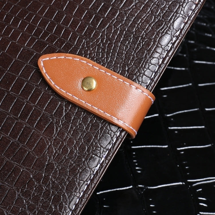 For Nothing Phone 2 idewei Crocodile Texture Leather Phone Case(Red)