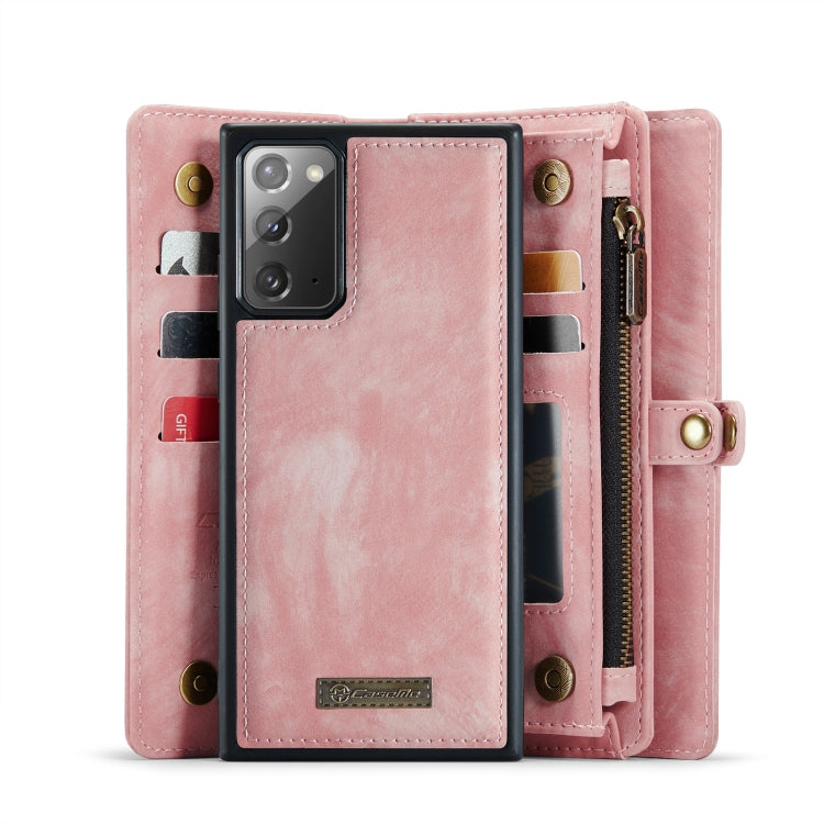 CaseMe-008 Detachable Multifunctional Horizontal Flip Leather Case with Card Slot & Holder & Zipper Wallet & Photo Frame, For Samsung Galaxy Note20 Ultra, For Samsung Galaxy Note20