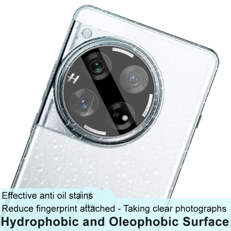 For OnePlus 12 5G IMAK Rear Camera Lens Glass Film Black Version