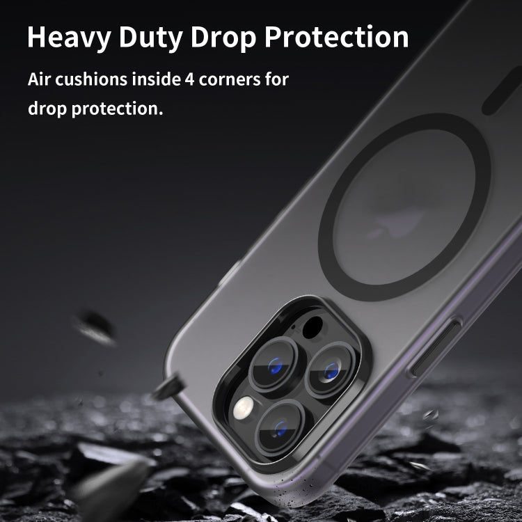 MagSafe Frosted Translucent TPU + PC Full Coverage Phone Case, For iPhone 13 Pro Max, For iPhone 13 Pro